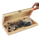 Mallette en Bois Jeux 3 en 1