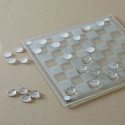 Jeu de Dames en Verre 25x25CM