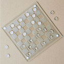 Jeu de Dames en Verre 25x25CM