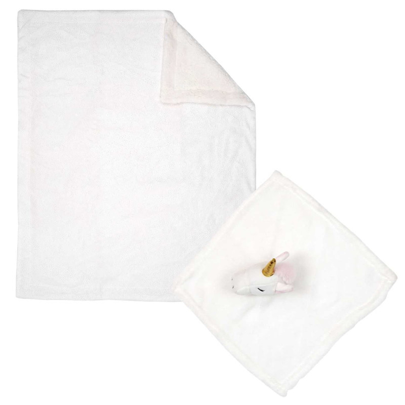 Plaid avec Doudou en Peluche