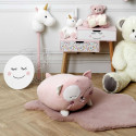 Peluche Coussin Chat Rose