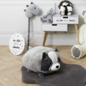 Peluche Coussin Chien Gris
