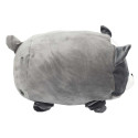 Peluche Coussin Chien Gris