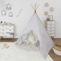 Tente Tipi Grise 120x120x160CM Tente Tipi Grise 120x120x160CM