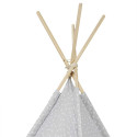 Tente Tipi Grise 120x120x160CM Tente Tipi Grise 120x120x160CM