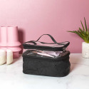 Trousse de Toilette 2 Niveaux Noire