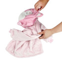 Sweat à Capuche Plaid Chat Rose 4-6ans Pliable en Coussin