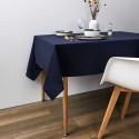 Nappe 100% Coton 140x250cm Bleu Marine