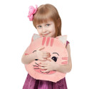 Couverture Convertible Rose Chat 110x150cm