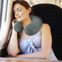 Coussin Voyage Repose-Nuque à Mémoire de forme Gris