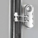 Pack 3 Valises Gigognes Rigides à Roulettes Gris Métallisé