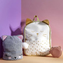 Sac à Dos Enfant Chat Blanc et Doré