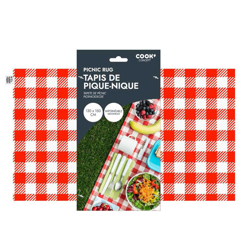 Tapis de Pique-Nique Traditionnel 150x130cm