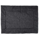 Tapis pour Animaux 85x63cm Tissu Peluché Gris Clair