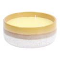 Bougie Parfumée 3 mèches à la Citronnelle Pot en Céramique