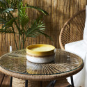 Bougie Parfumée 3 mèches à la Citronnelle Pot en Céramique