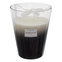 Grande Bougie Parfumée 3 mèches Vase Noir Senteur Linge Frais H23cm