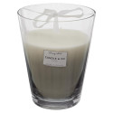 Grande Bougie Parfumée 3 mèches Vase Gris Senteur Ambre H23cm