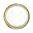 Bougie Parfumée Métal Doré Martelé 5 Mèches Senteur Ambre Ø21cm
