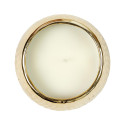 Bougie Parfumée Métal Doré Martelé Senteur Musc Blanc