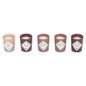 Coffret 5 Bougies Parfumées Senteurs Florales
