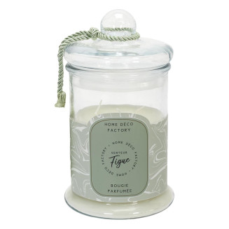 Bougie Bonbonnière Parfumée Senteur Figue H23,5cm