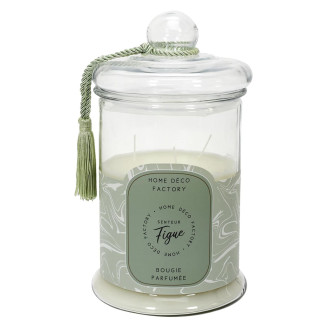 Bougie Bonbonnière Parfumée Senteur Figue H29cm