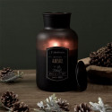 Bougie Parfumée Flacon Noir Mat Senteur Ambre