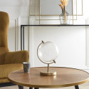 Globe Constellations en Verre Support Doré