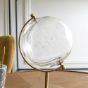 Globe Constellations en Verre Support Doré