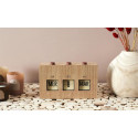 Calendrier Perpétuel Flip Flap Vintage Effet Bois Brut
