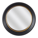 Miroir Convexe Rond Noir et Or Ø40,5cm