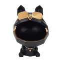 Vide-Poche Chien à Lunettes Géométrique Noir et Or