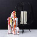 Statue Gorille en Résine Multicolore Brillant H24cm