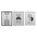 Lot de 3 Tableaux Décoratifs 45x60cm Design Abstrait