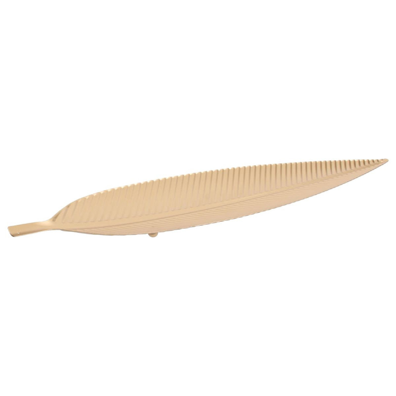 Vide-Poche en Métal Feuille Dorée 55cm Vide-Poche en Métal Feuille Dorée 55cm