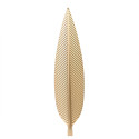 Vide-Poche en Métal Feuille Dorée 55cm