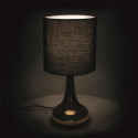 Lampe Tactile Noire et Dorée