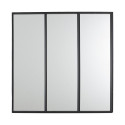 Miroir Forme Verrière Atelier Carré Métal Noir 61,5cm