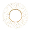 Miroir Rond Déco Rosace en Bambou Ø90cm