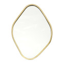 Lot de 3 Miroirs Cadre Métal Doré Formes Diverses