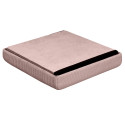 Pouf Coffre Pliable en Velours Côtelé Rose