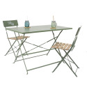 Table de Jardin Pliante 110x70cm Coloris Kaki