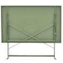 Table de Jardin Pliante 110x70cm Coloris Kaki