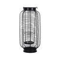 Lanterne en Métal Filaire Noir H42,5cm