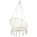 Balancelle Bohème en Macramé Beige