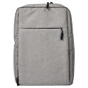 Sac à Dos Compact Multi-rangements Gris avec Raccord USB