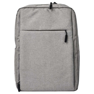 Sac à Dos Compact Multi-rangements Gris avec Raccord USB