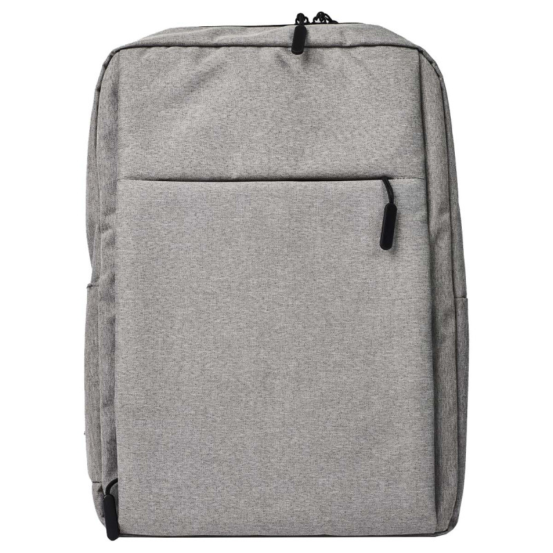 Sac à Dos Compact Multi-rangements Gris avec Raccord USB