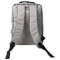 Sac à Dos Compact Multi-rangements Gris avec Raccord USB
